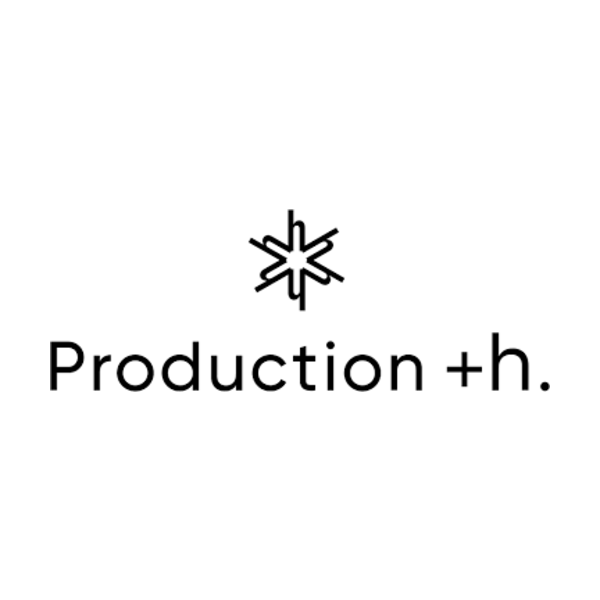Logo of Production +h.
